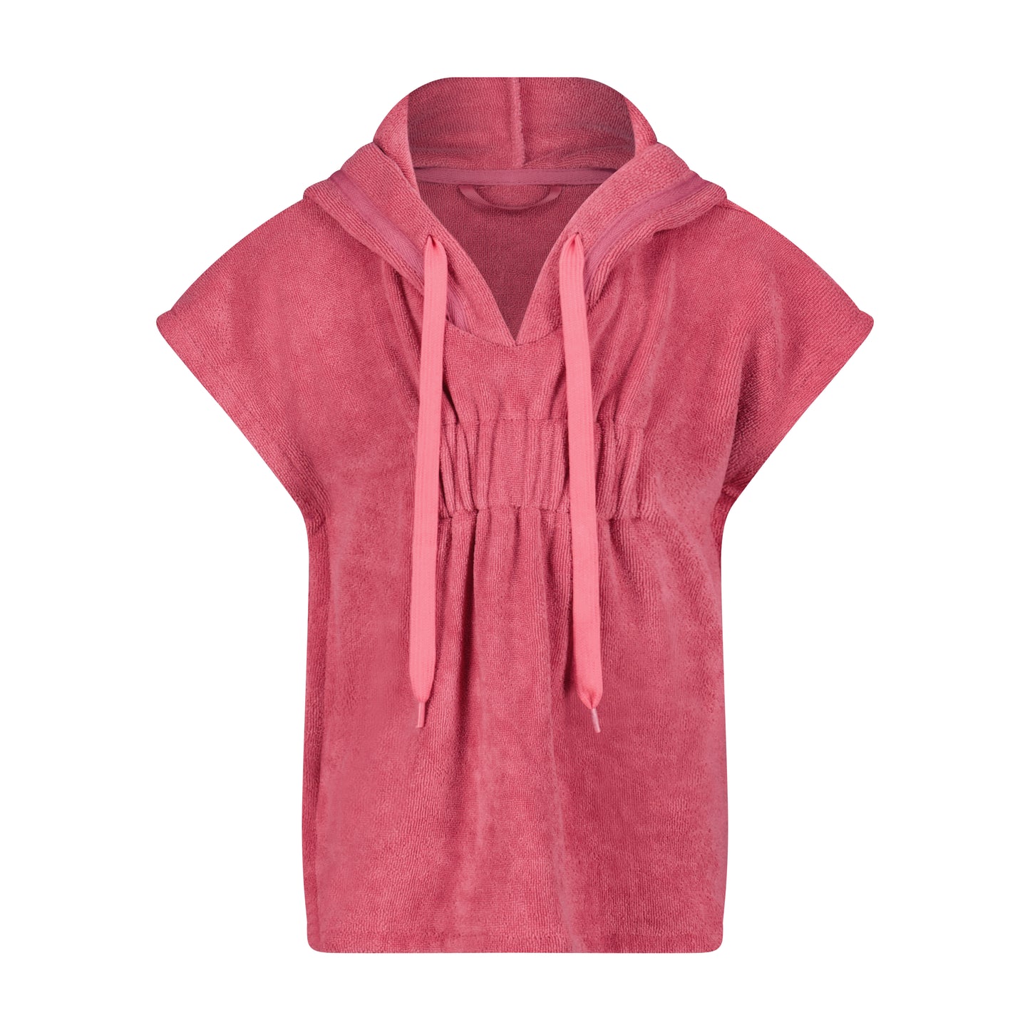 Terry Girls Pink Poncho